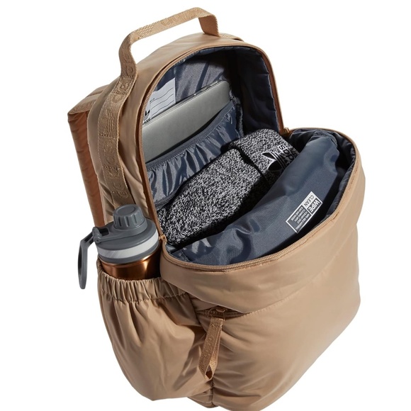 Adidas puffer backpack in magic beige - Picture 2 of 3